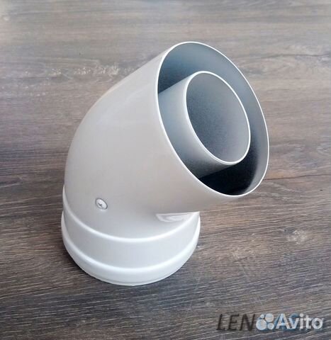 Колено коаксиальное 45гр