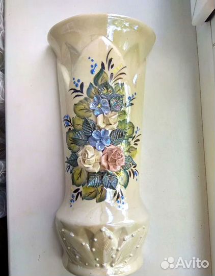 Кашпо керамическое Настенное цветочное