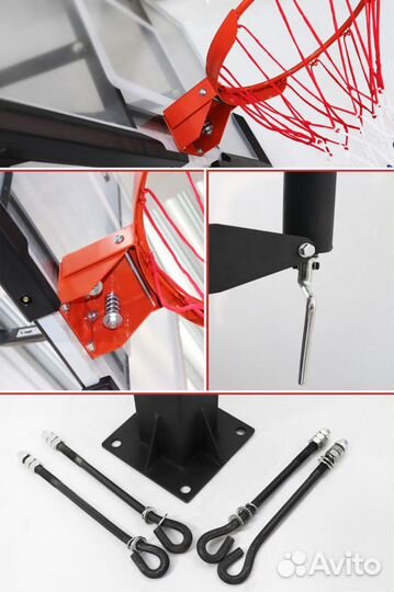 Баскетбольная стойка SLP Professional 022B