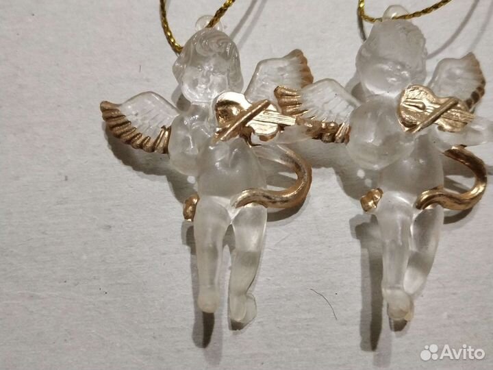 Игрушка на ёлку ангелочек новогодняя игрушка