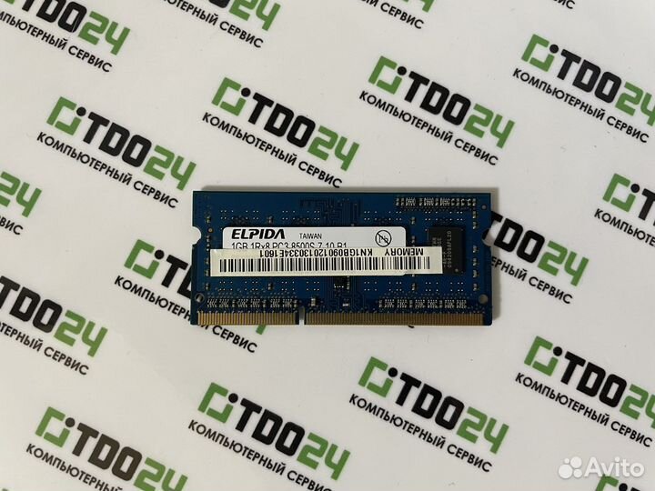 Оперативная память elpida sodimm DDR3 1Gb