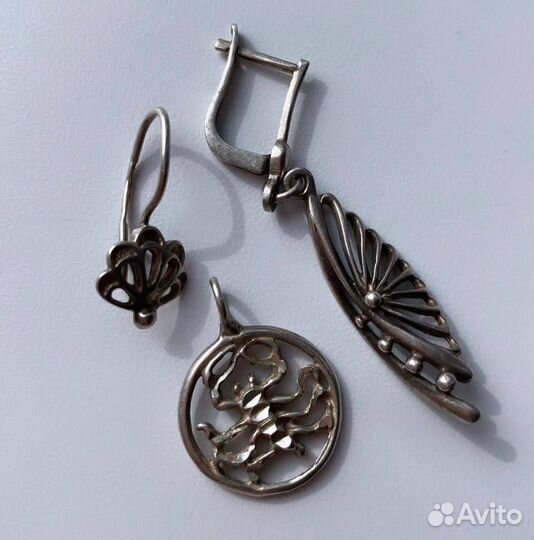 Кулон серебро 925