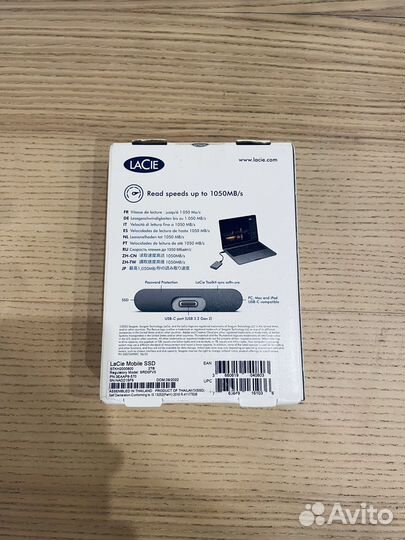 Lacie Mobile SSD Secure 2tb новый