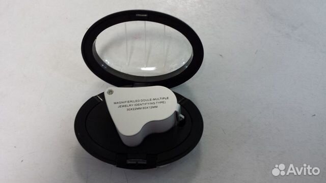 Микроскоп, Лупа 60 и 30 крат с подсветкой