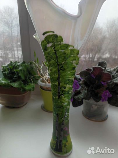 Ваза для цветов стекло