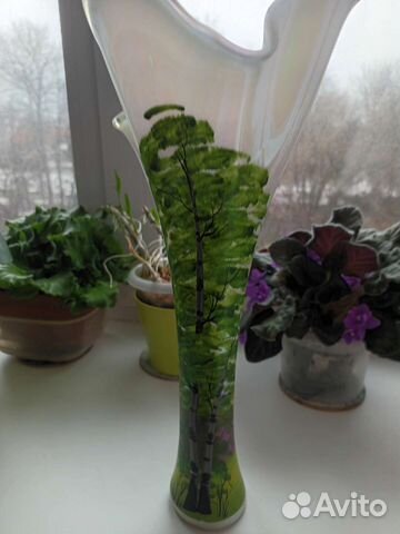 Ваза для цветов стекло