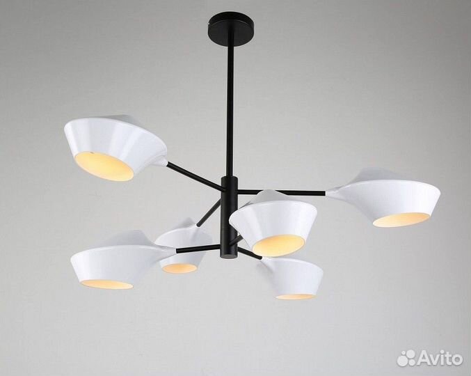 Люстра на штанге lumina deco Romina LDP 6037-6 WT+