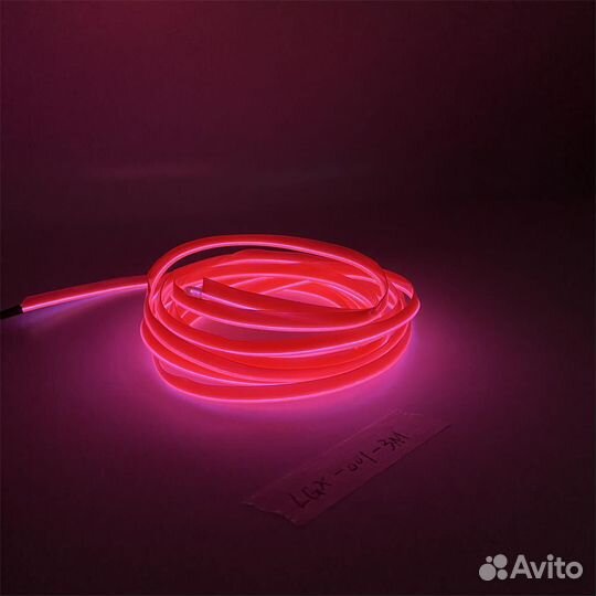 Неоновая нить для подсветки салона 3 метра