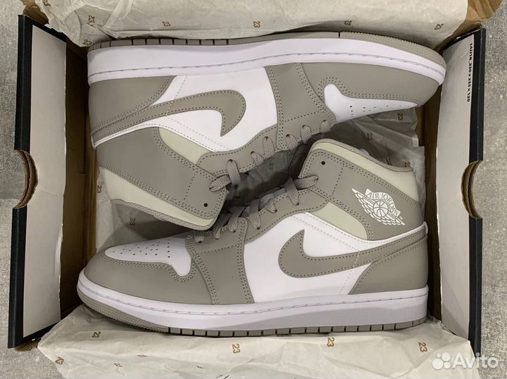 Кроссовки Nike Air jordan 1 MID «linen»