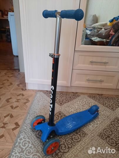 Самокат детский трехколесный бу