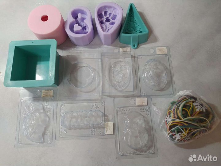 Силиконовые формы для мыловарения