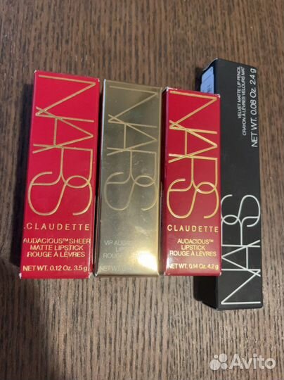 Nars помада в коробочках