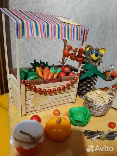 Поделка осенняя с сад или школу