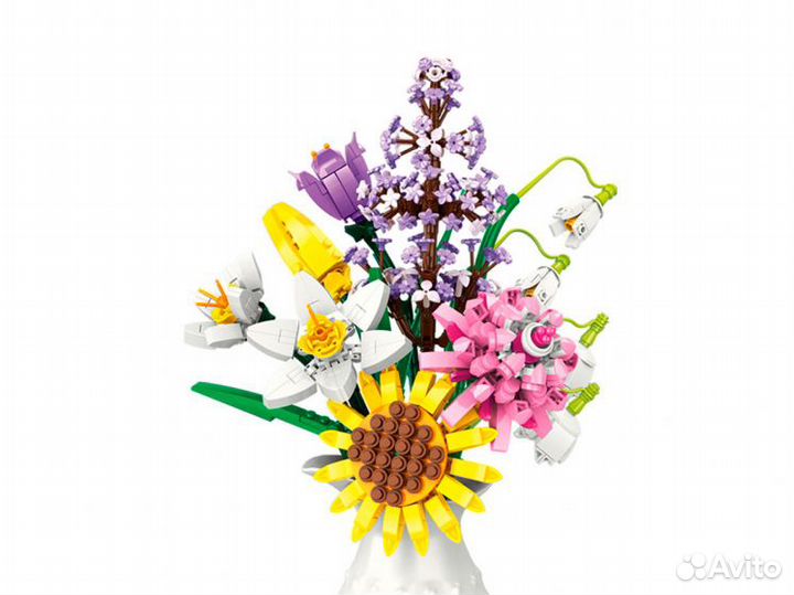 Конструктор Букет цветов с подсолнухом