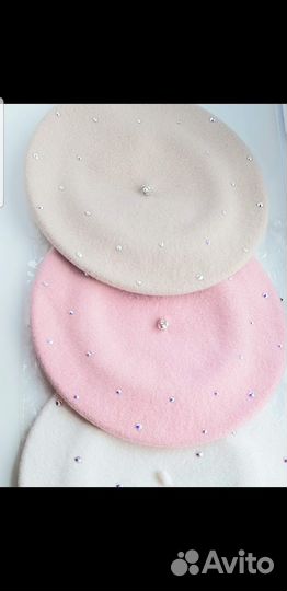 Берет Tonak Чехия со стразами Swarovski