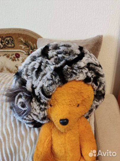 Берет из натурального меха