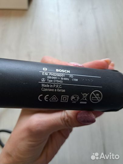 Утюжок для волос Bosch