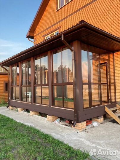 Остекление веранд, террас, беседок