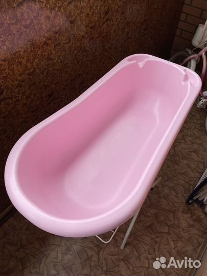 Ванночка для купания с подставкой/сушилкой
