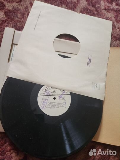 Виниловая пластинка Чайковский Пиковая дама СССР