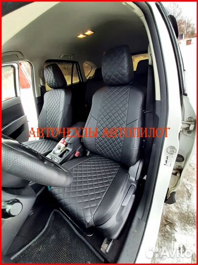 Чехлы Автопилот Mitsubishi Outlander 3 из экокожи