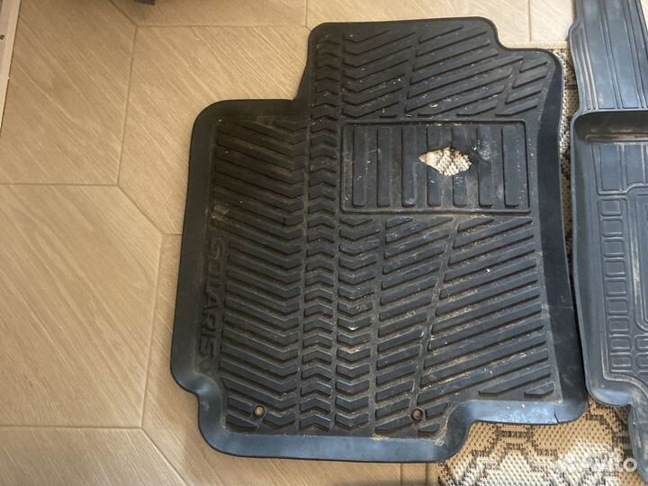 Резиновые ковры салон Солярис