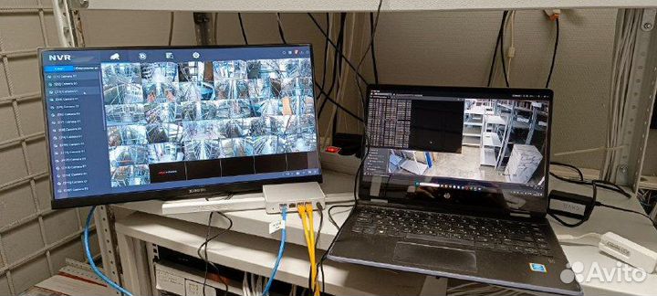 Монтаж системы видеонаблюдения