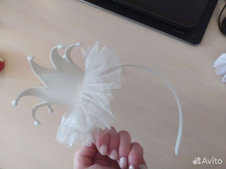 Ободок для волос ручной работы