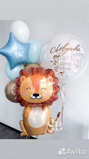 Воздушные шары на выписку из роддома