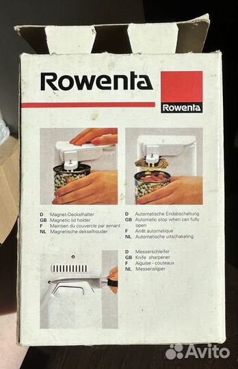 Открывалка электрическая rowenta