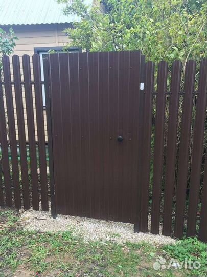 Монтаж заборов