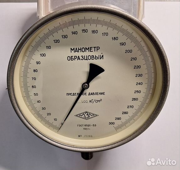 Манометр образцовый 300 кг/см2