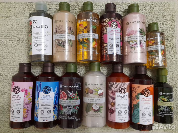 Гель для душа, косметика Yves Rocher