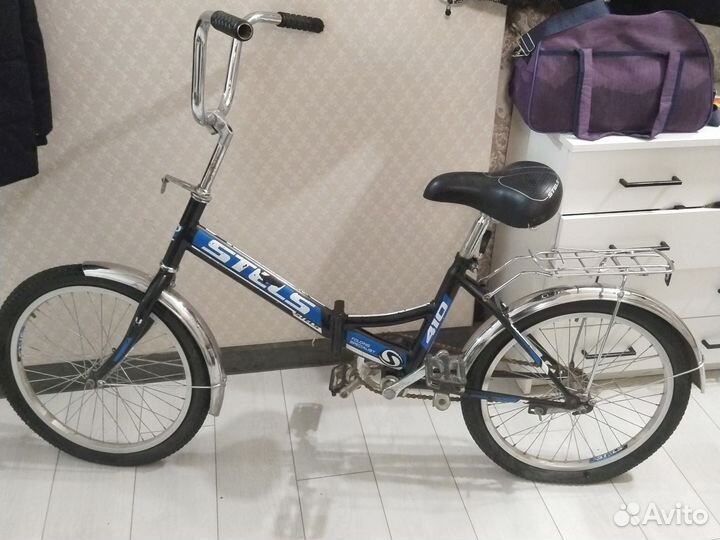 Велосипед stels 410, в хор состоянии с багажником