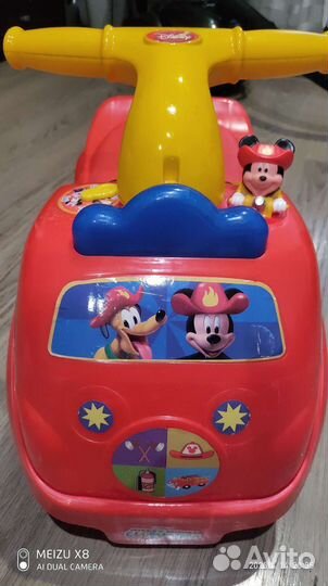 Машинка-каталка пушкар пожарная машина