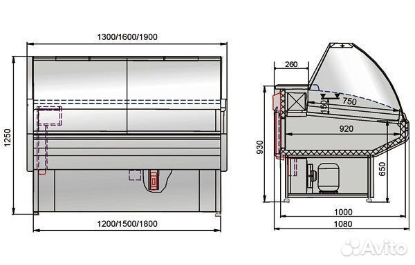 Витрина холодильная 