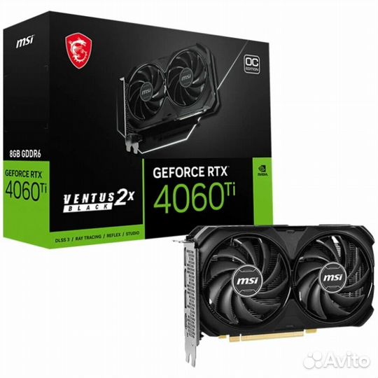 Видеокарта MSI RTX 4060 Ventus 2x