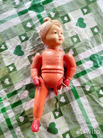 Кукла лыжник СССР