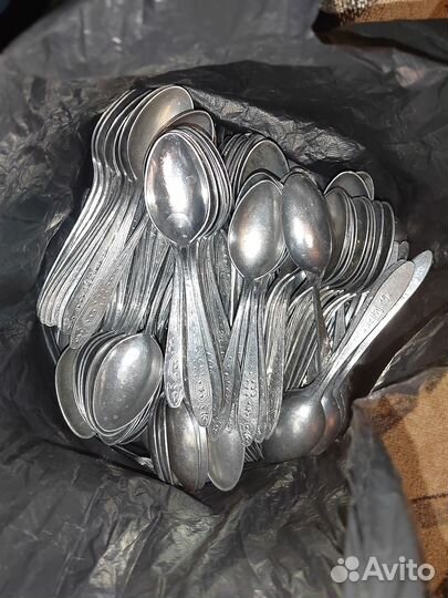 Ложка столовая алюминиевая СССР 195шт