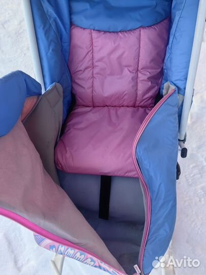 Санки-коляска колесами