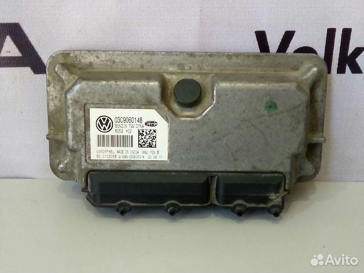 Блок управления двигателем Поло 5 VAG 03C906014B