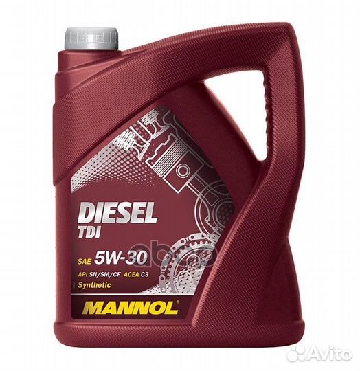 Масло моторное mannol 7909 Diesel TDI 5W-30 SN