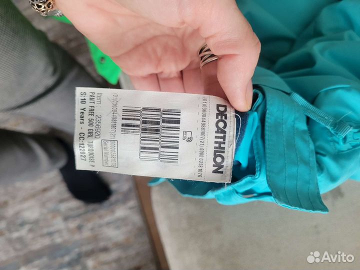 Горнолыжный костюм для девочки+перчатки+шапка