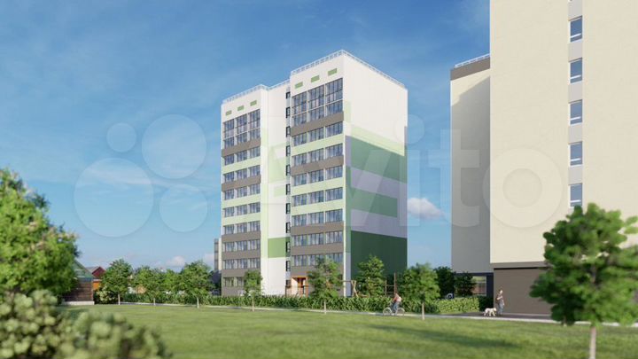 1-к. квартира, 36 м², 4/10 эт.