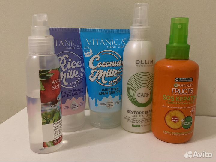 Продам ollin, garnier fructis, avon спрэй для тела