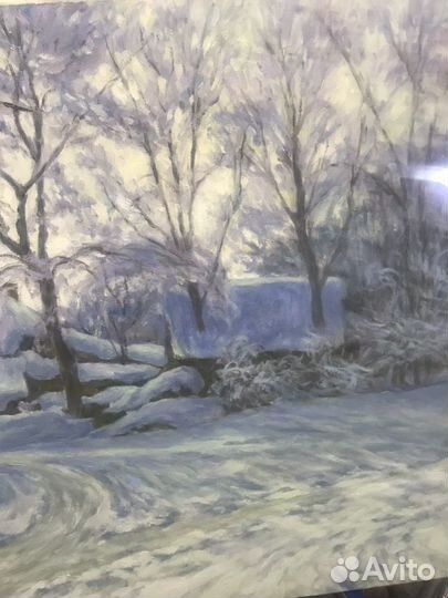 Картина «Морозное утро» 2001г. Худ. Медведев В.Я