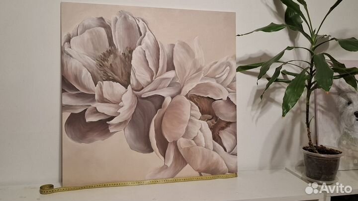 Пионы - Интерьерная картина ручная работа