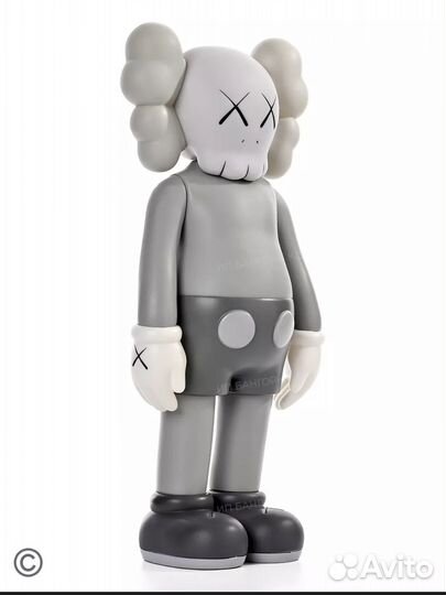 Medicom Тоу фигурка kaws 38см, темно серый цвет