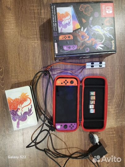 Nintendo Switch oled непрошитая с играми