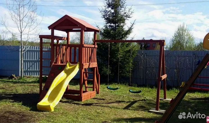 Уличная площадка Савушка Мастер 5 (Махагон)